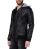 Red Bridge Mens Quilted Street Faux Leather Quilted Jacket Black M