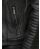 Red Bridge Mens Synthetic Leather Jacket Biker Jacket Biker Quilted Jacket Black