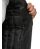 Red Bridge Mens Synthetic Leather Jacket Biker Jacket Biker Quilted Jacket Black