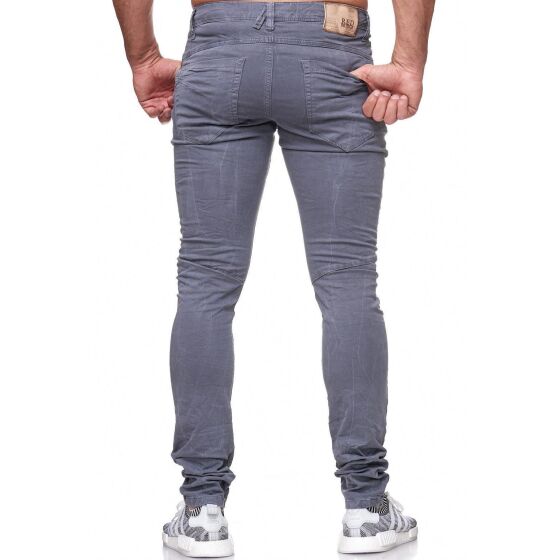 Red Bridge Herren Straight Cut Jeans Röhrenjeans Hose grau