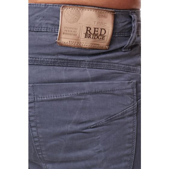 Red Bridge Mens straight cut jeans drainpipe trousers grey