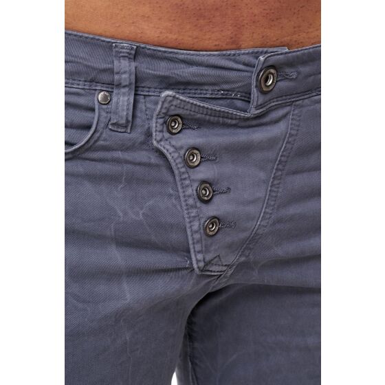 Red Bridge Mens Straight Cut Skinny Jeans Trousers Gray W29 L32