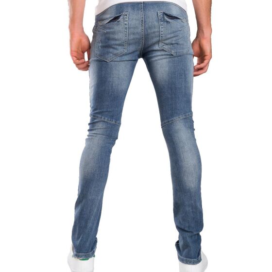 Red Bridge Mens straight cut skinny jeans pants blue