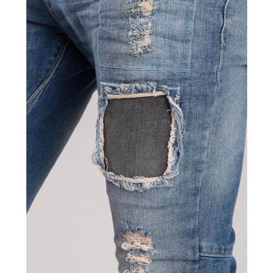 Red Bridge Mens straight cut skinny jeans pants blue