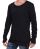 Red Bridge Herren Double Layer Cut Oversized Longsleeve schwarz