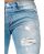Mens ripped straight cut jeans