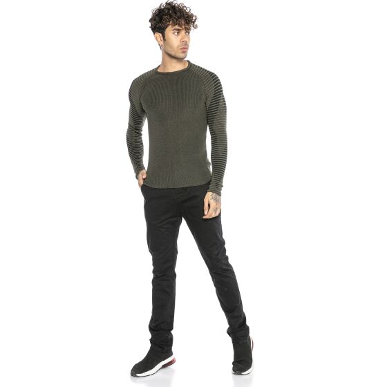 Red Bridge Mens RB-JC Straight Leg Chino Jeans Pant Black W29 L32