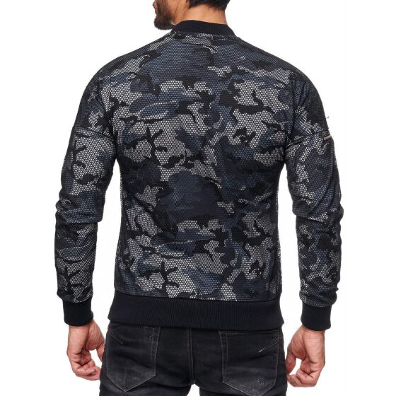 Red Bridge Herren Two Layers Camouflage Jacke Schwarz