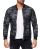Red Bridge Mens Two Layers Camouflage Jacket Black S