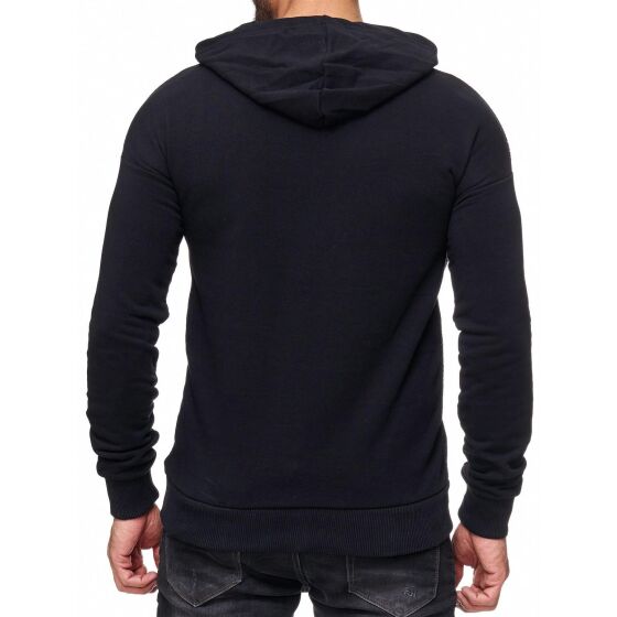 Red Bridge Herren Carbon Network Pullover Oversized Schwarz