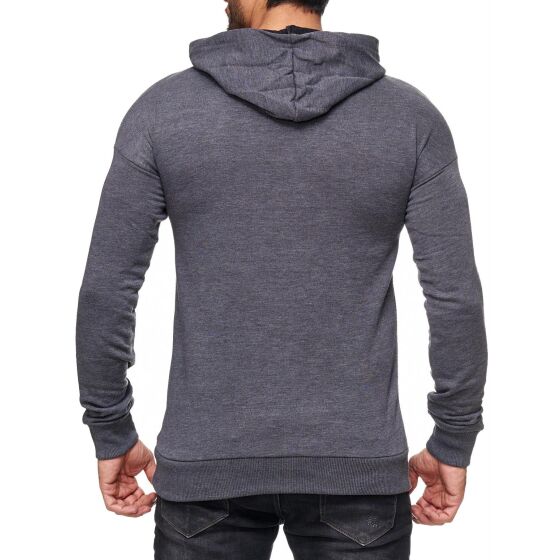 Red Bridge Herren Carbon Network Pullover Oversized Anthrazit