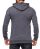 Red Bridge Mens Carbon Network Pullover Oversized Anthracite