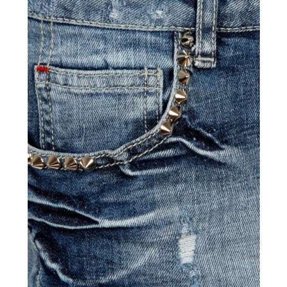 Red Bridge Ladies camo women Jeans Short Hotpants Hot Pants denim blue
