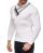 Red Bridge Mens Supple knitted sweater with shawl collar white