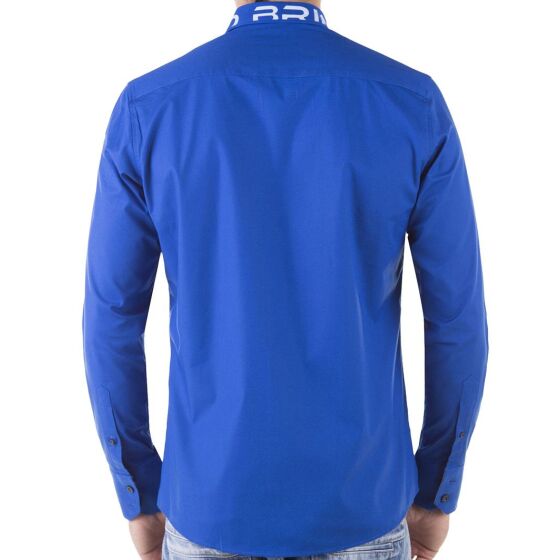 Red Bridge Mens Professional Design Regular Fit Long Sleeve Shirt Saxe Blue