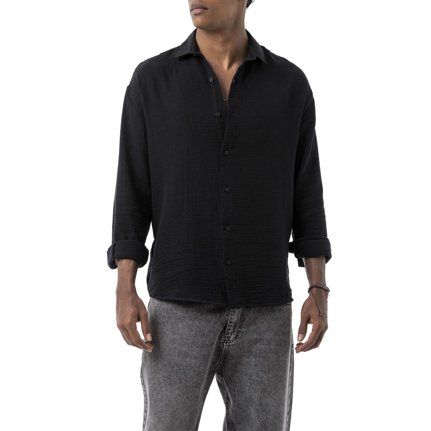 Surchemise Denim RED BRIDGE By Spruce - Chemise Jean à Pressions, Poches Poitrine, Coupe Droite Regular Fit - Idéale Printemps/Hiver